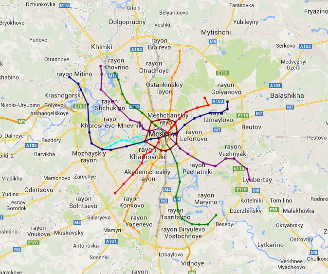 Внуково карта москва расположение