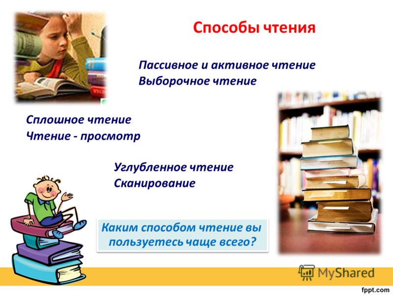 Презентация на тему чтение