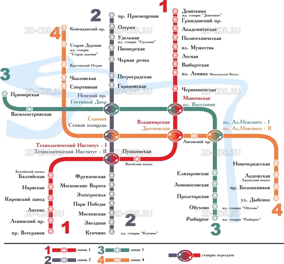 Схема новочеркасской метро