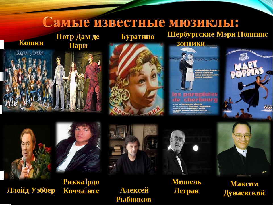 5 известных мюзиклов