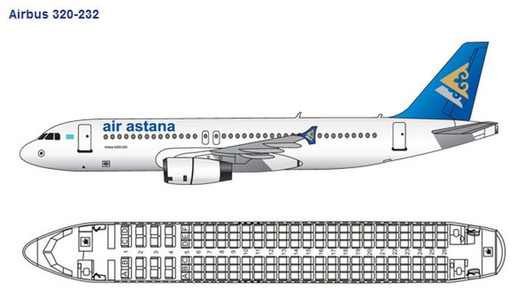 Схема самолета аэробус 320 аэрофлот