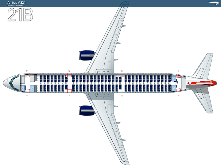 A321 100 200 схема салона