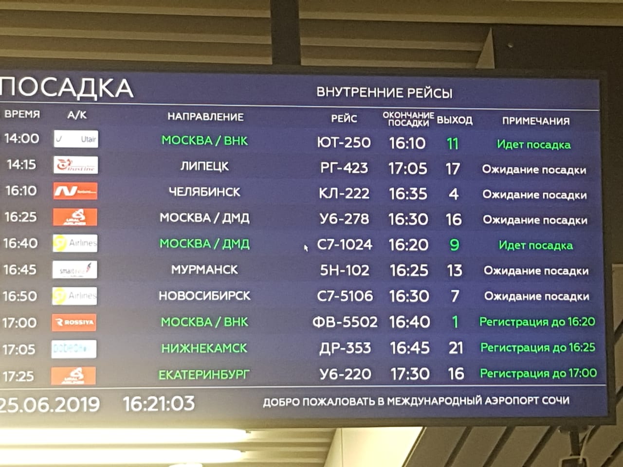 Аэропорт ноябрьск табло вылета