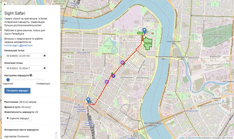 Пеший маршрут по центру санкт петербурга схема