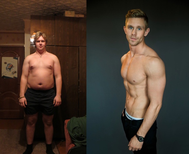 Фото до и после бега 30 дней