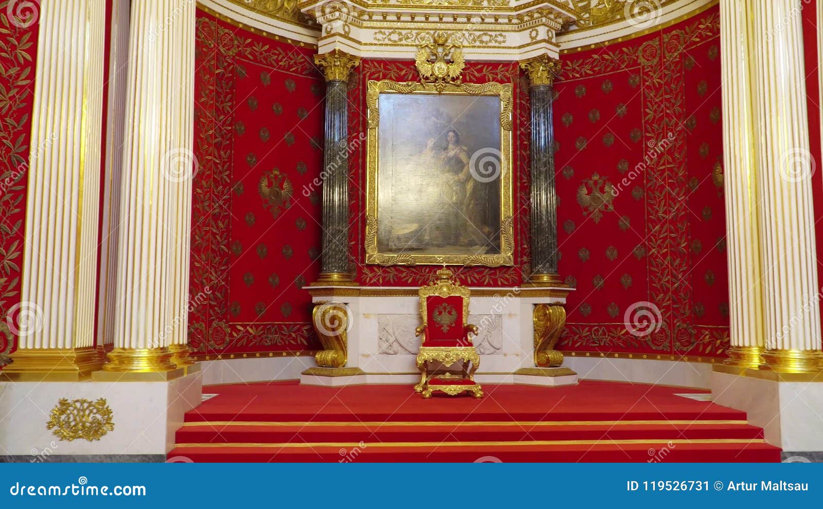 st petersburg peterhof russia june winter palace interior small throne room state hermitage museum greatest museums 119526731