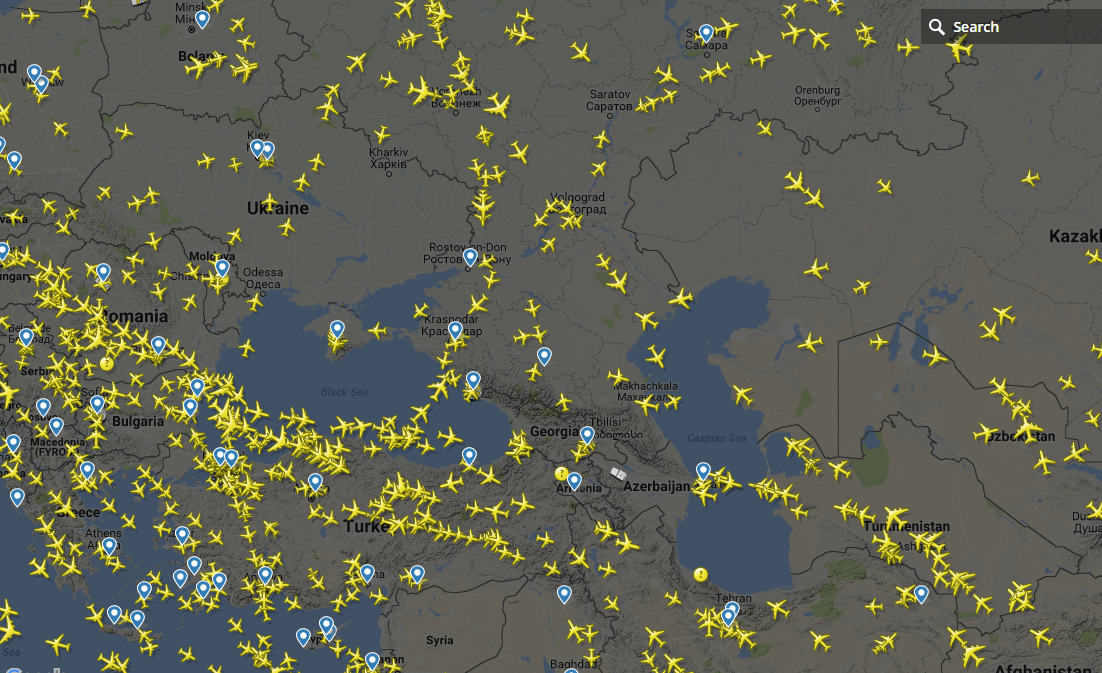 Схема полета самолетов в реальном времени онлайн бесплатно