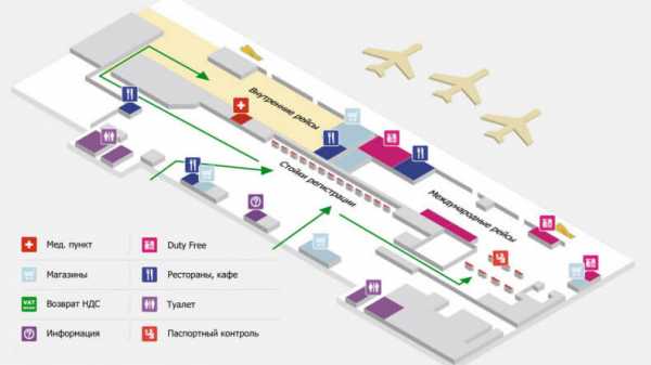 Схема аэропорта домодедово международные рейсы прилет